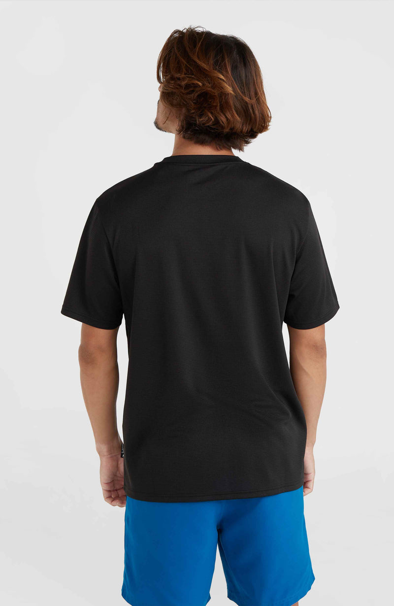 Oneill Men O’Neill Hybrid Logo Polygiene T-Shirt | Black