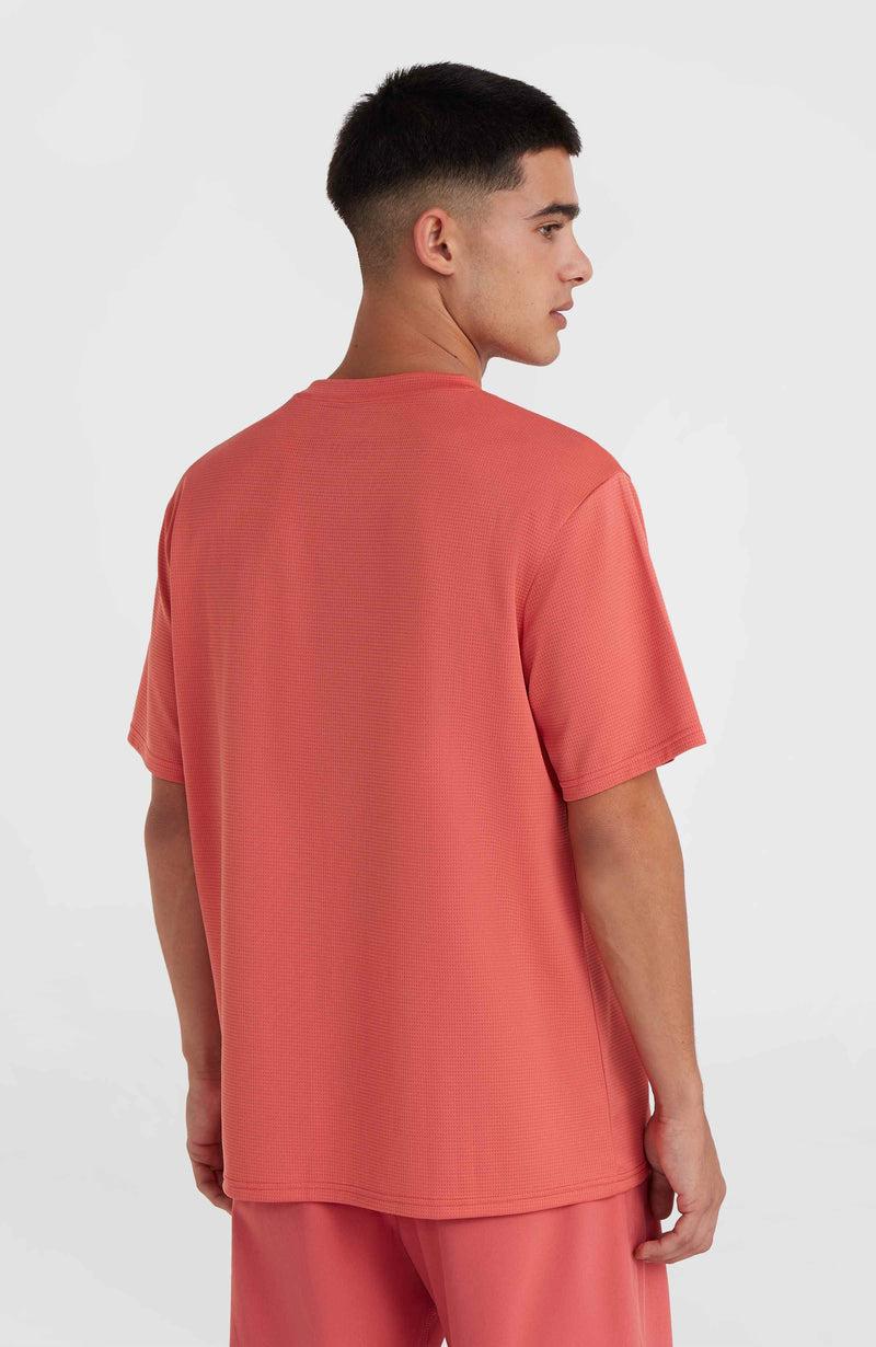 Oneill Men O’Neill Hybrid Logo Polygiene T-Shirt | Red