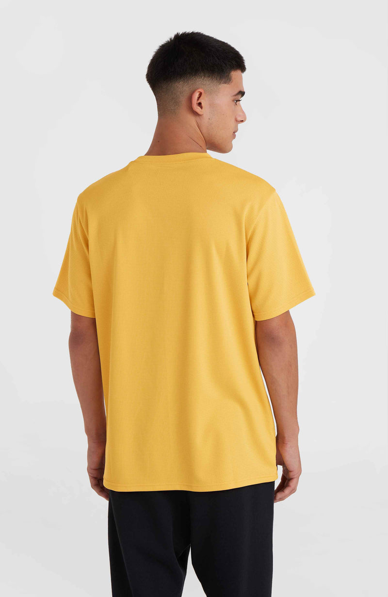 Oneill Men O’Neill Hybrid Logo Polygiene T-Shirt | Yellow