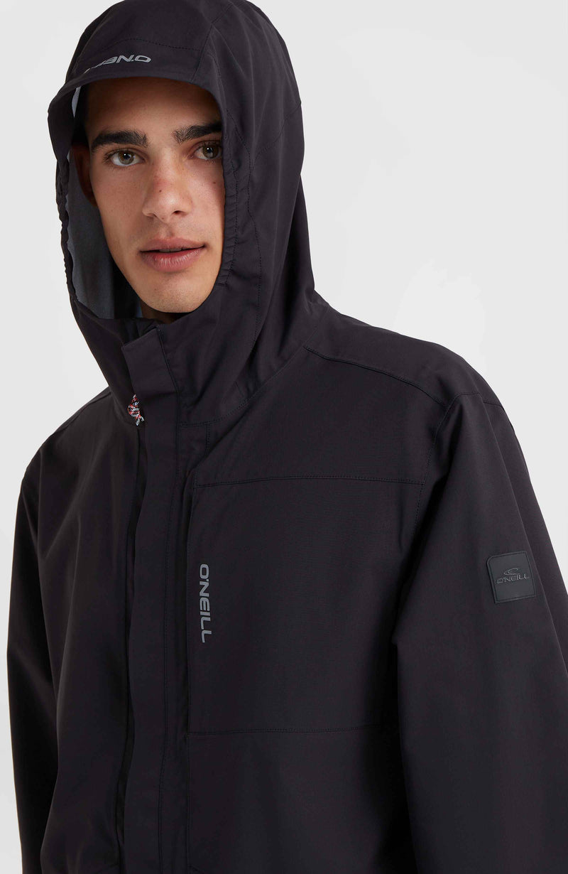 Oneill Men O'Neill TRVLR Series Rain Jacket 10K/10K | Black