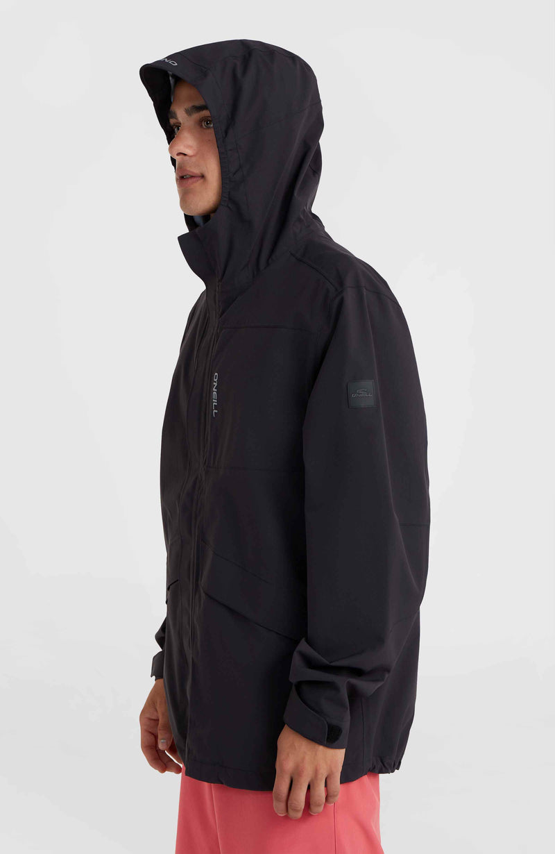 Oneill Men O'Neill TRVLR Series Rain Jacket 10K/10K | Black
