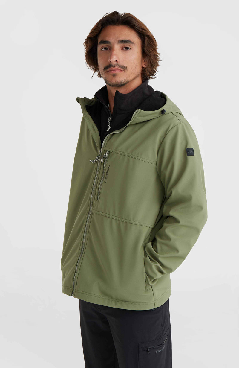 Oneill Men O'Neill TRVLR Series Softshell Jacket | Green