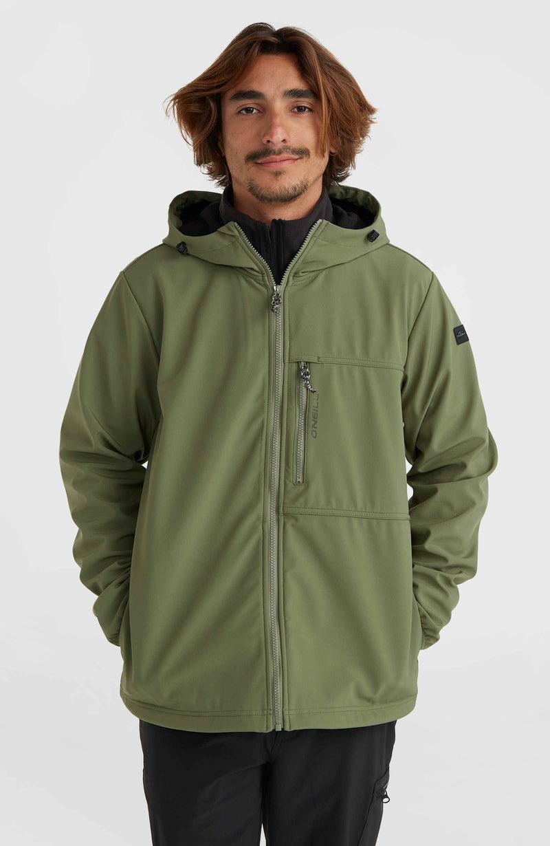 oneill Men O'Neill TRVLR Series Softshell Jacket | Green