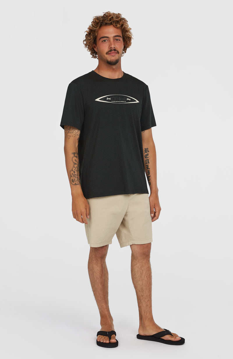 Oneill Men O'Riginals Hybrid Polygiene Graphic T-Shirt | Black