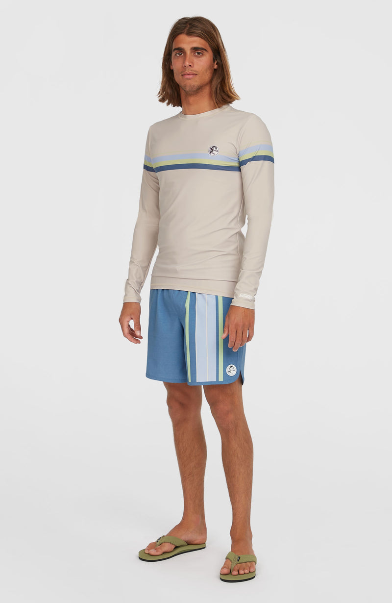 Oneill Men O'Riginals Scallop 16'' Swim Shorts | Blue Mix