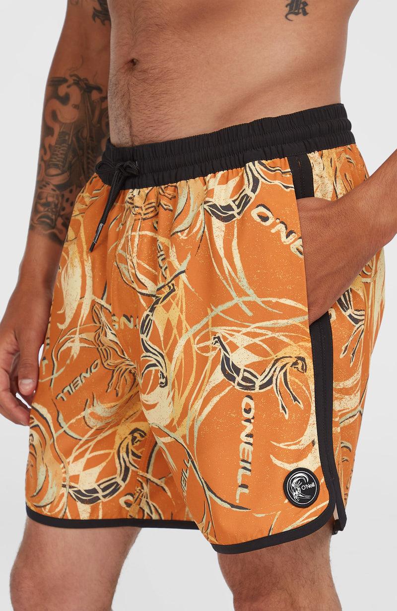 Oneill Men O'Riginals Scallop 16'' Swim Shorts | Orange