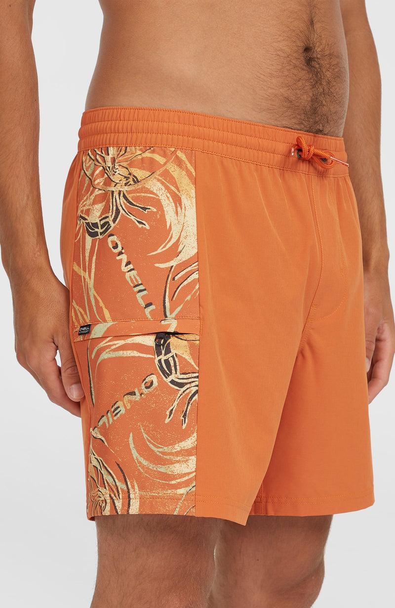 Oneill Men O'Riginals Side Panel 16'' Swim Shorts | Orange