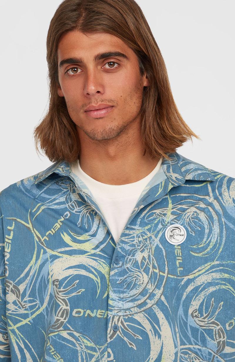 Oneill Men O'Riginals UPF 50+ Short Sleeve Shirt | Blue