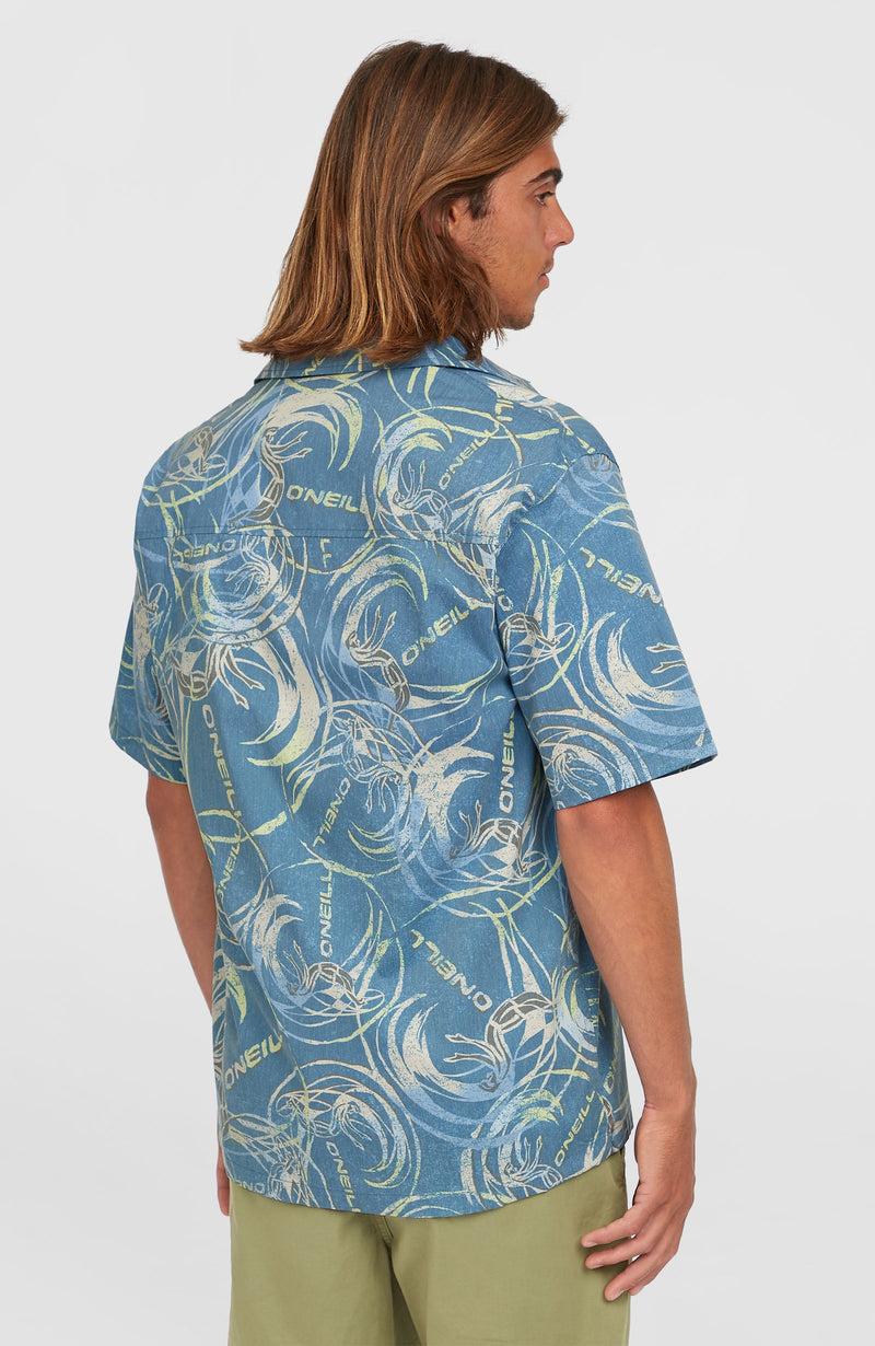 Oneill Men O'Riginals UPF 50+ Short Sleeve Shirt | Blue