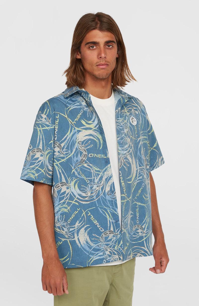 oneill Men O'Riginals UPF 50+ Short Sleeve Shirt | Blue