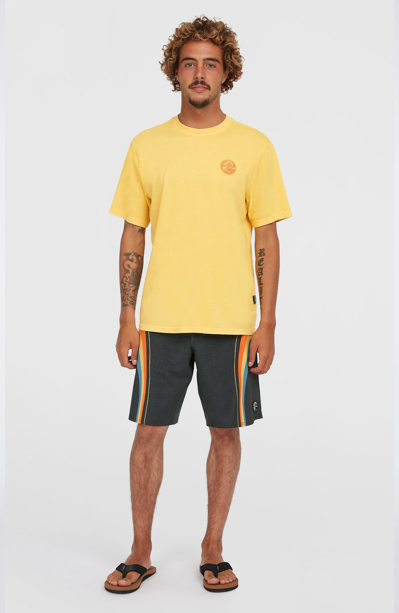 Oneill Men Originals Vintage Graphic T-Shirt | Yellow