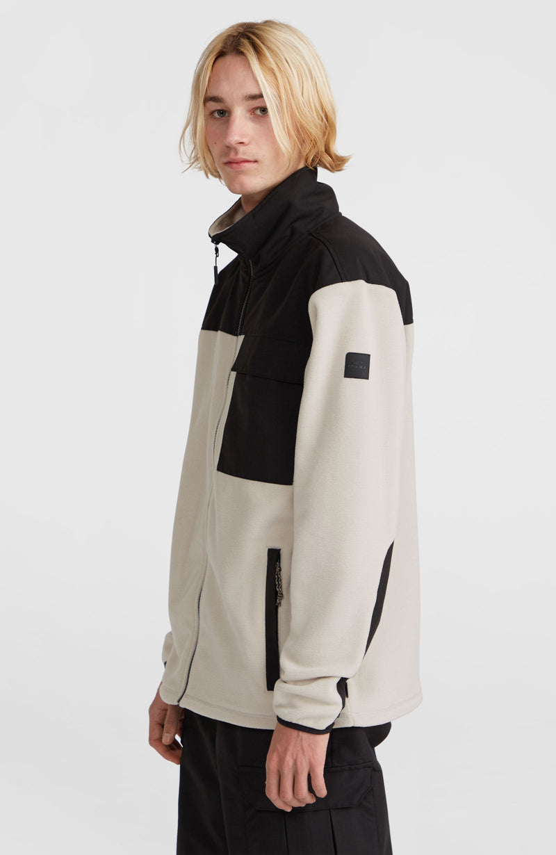 Oneill Men Utility Polartec® 200 Full-Zip Fleece | Beige Mix