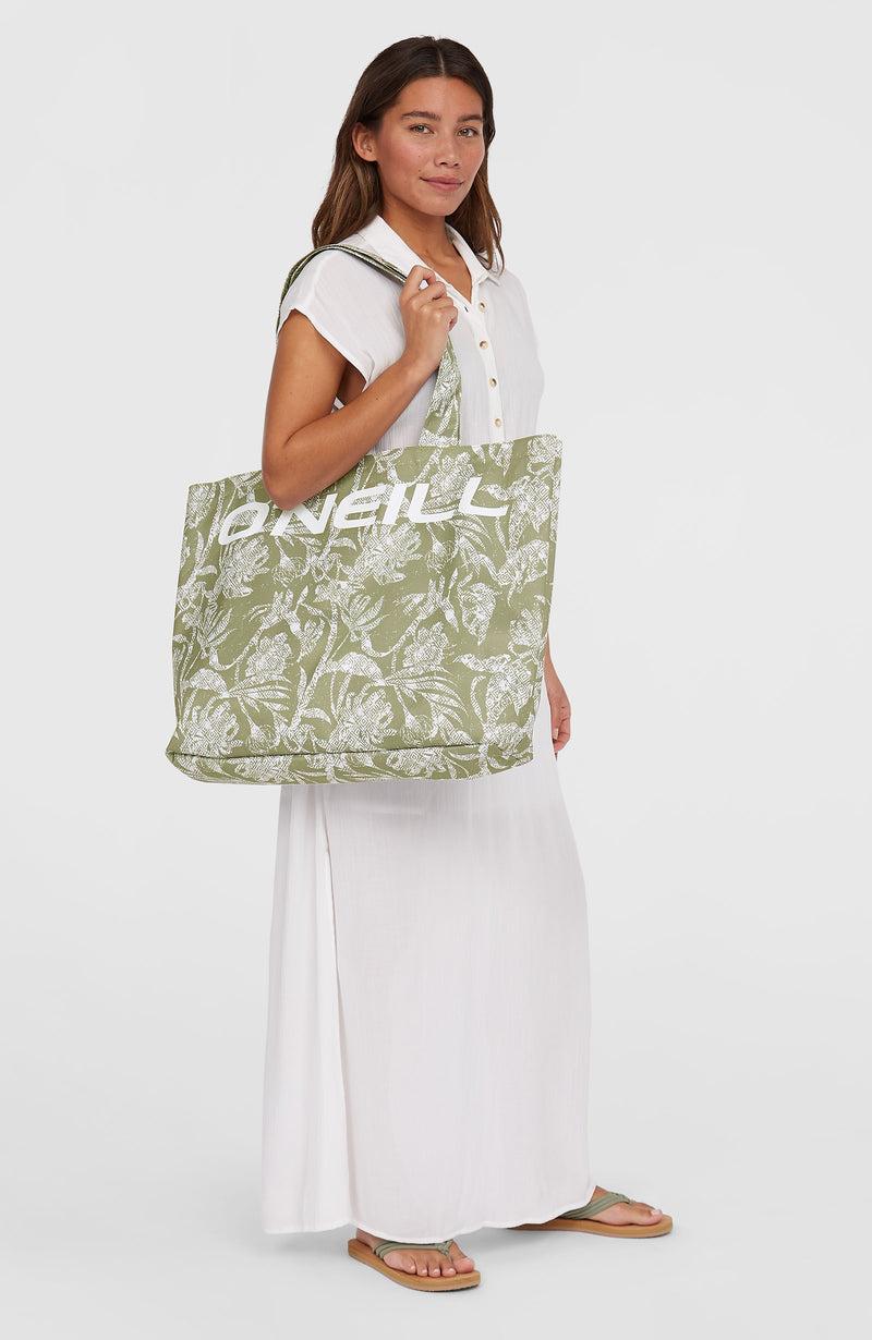 Oneill Coastal Print Tote Bag | Green
