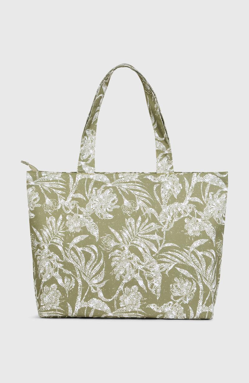 Oneill Coastal Print Tote Bag | Green