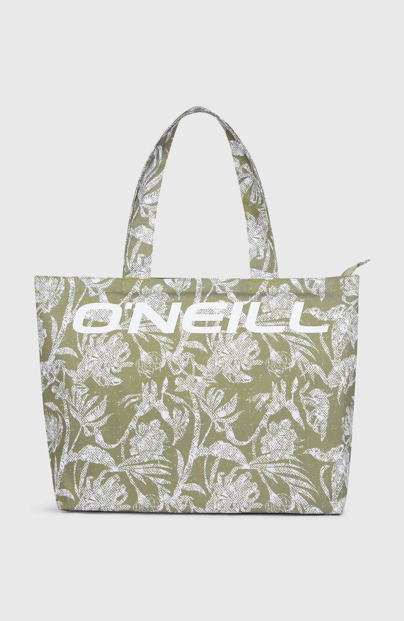 oneill Coastal Print Tote Bag | Green