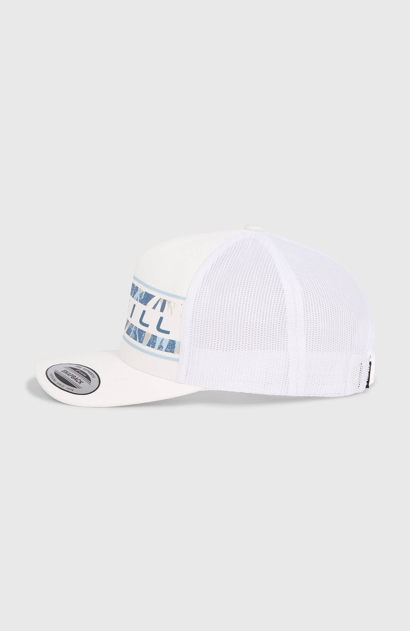 Oneill Flower Trucker Cap | White