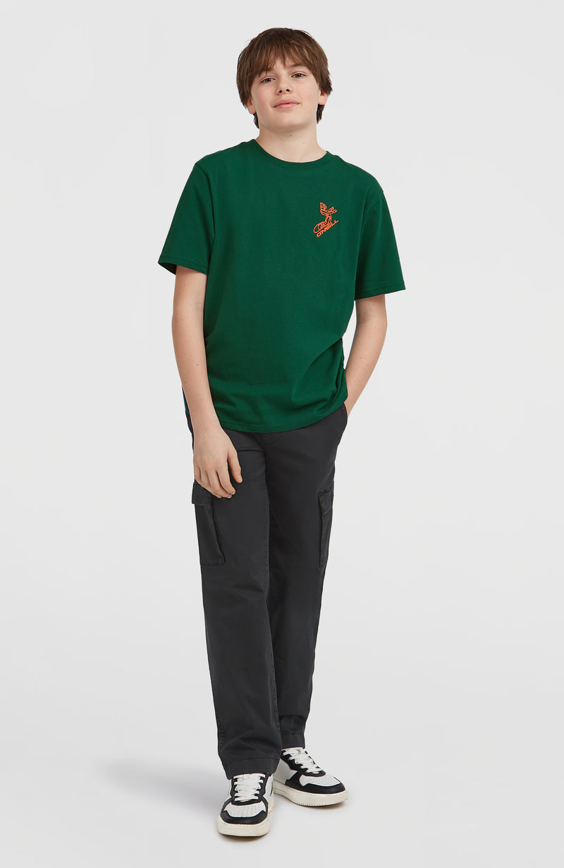 Oneill Kids Back-Print T-Shirt | Green