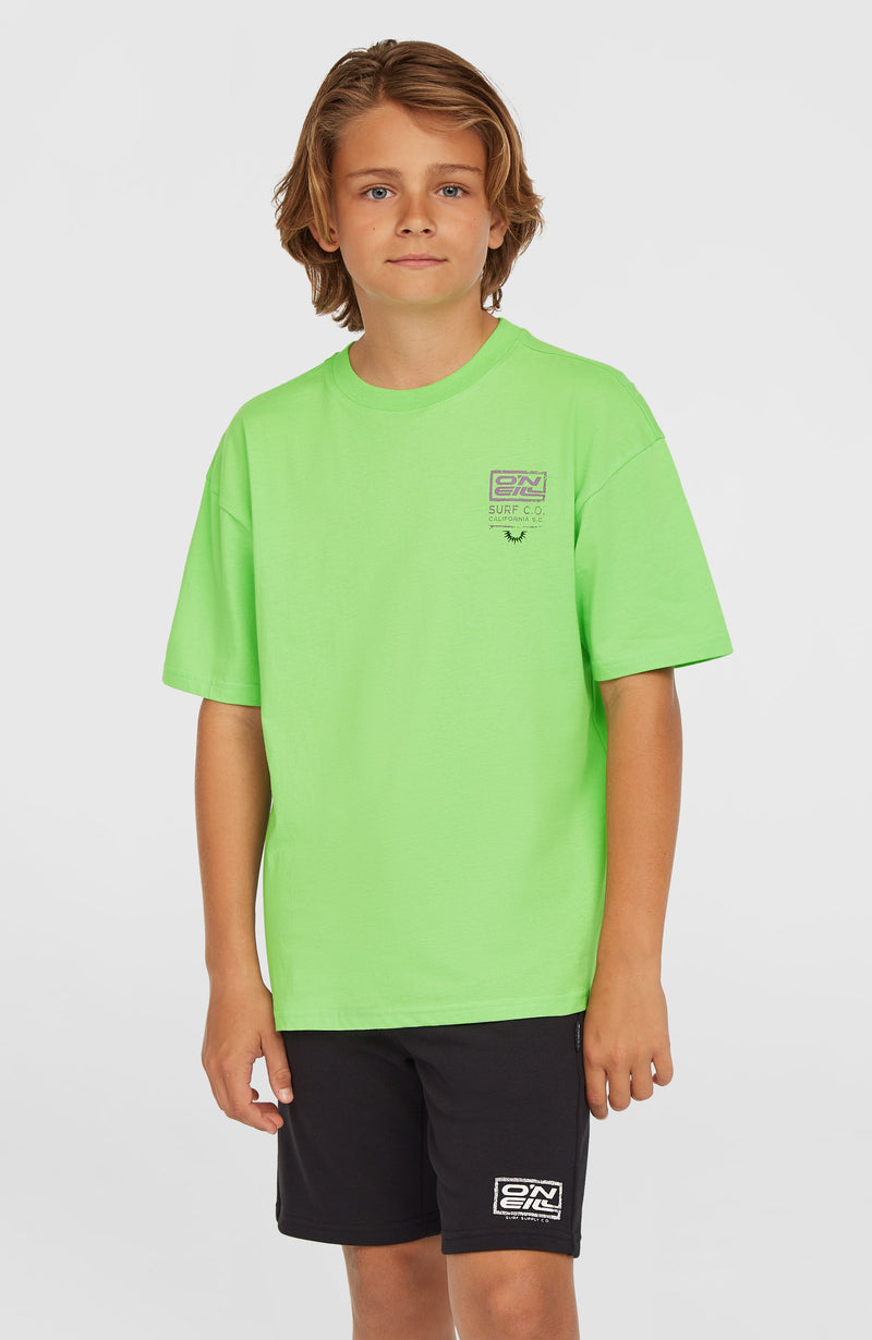 oneill Kids Back Print T-Shirt | Green
