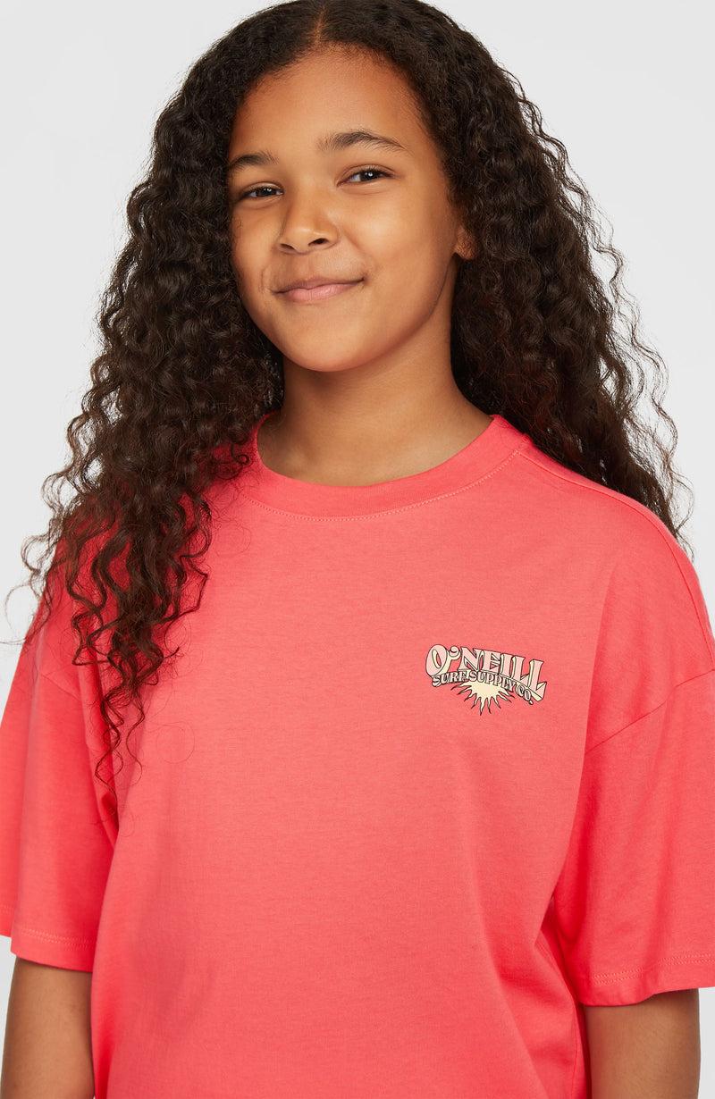 Oneill Kids Back Print T-Shirt | Pink