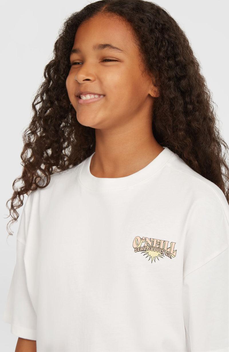 Oneill Kids Back Print T-Shirt | White