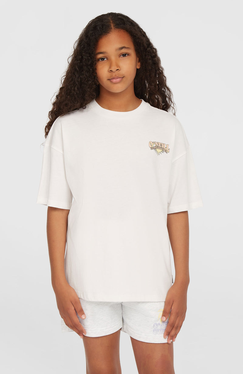oneill Kids Back Print T-Shirt | White