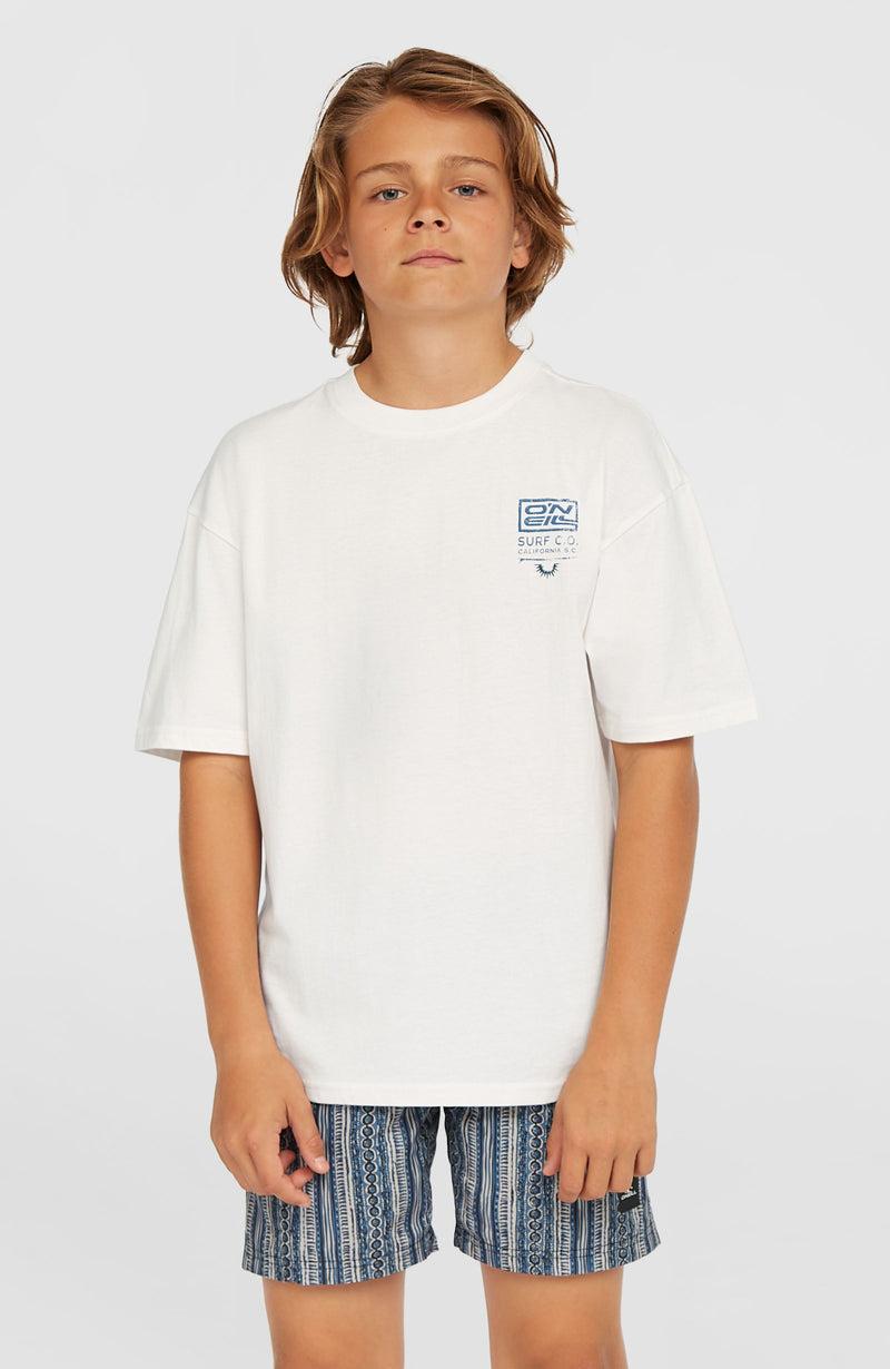 oneill Kids Back Print T-Shirt | White