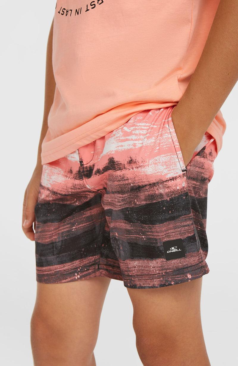 oneill Kids Cali Gradient 14'' Swim Shorts | Pink