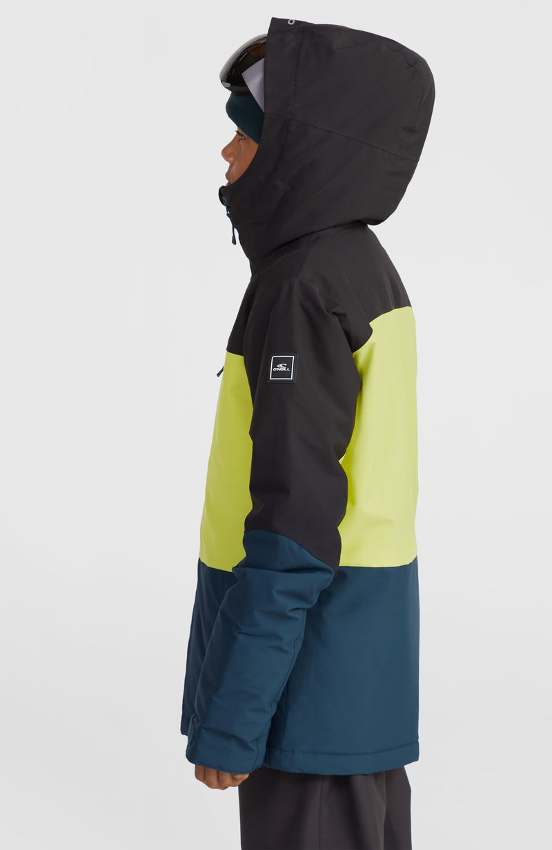 Oneill Kids Carbonite Snow Jacket | Black Mix