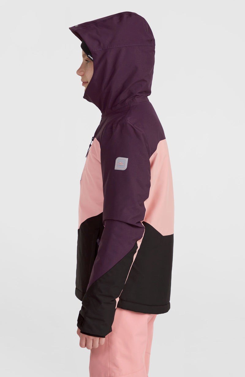 Oneill Kids Carbonite Snow Jacket | Purple Mix