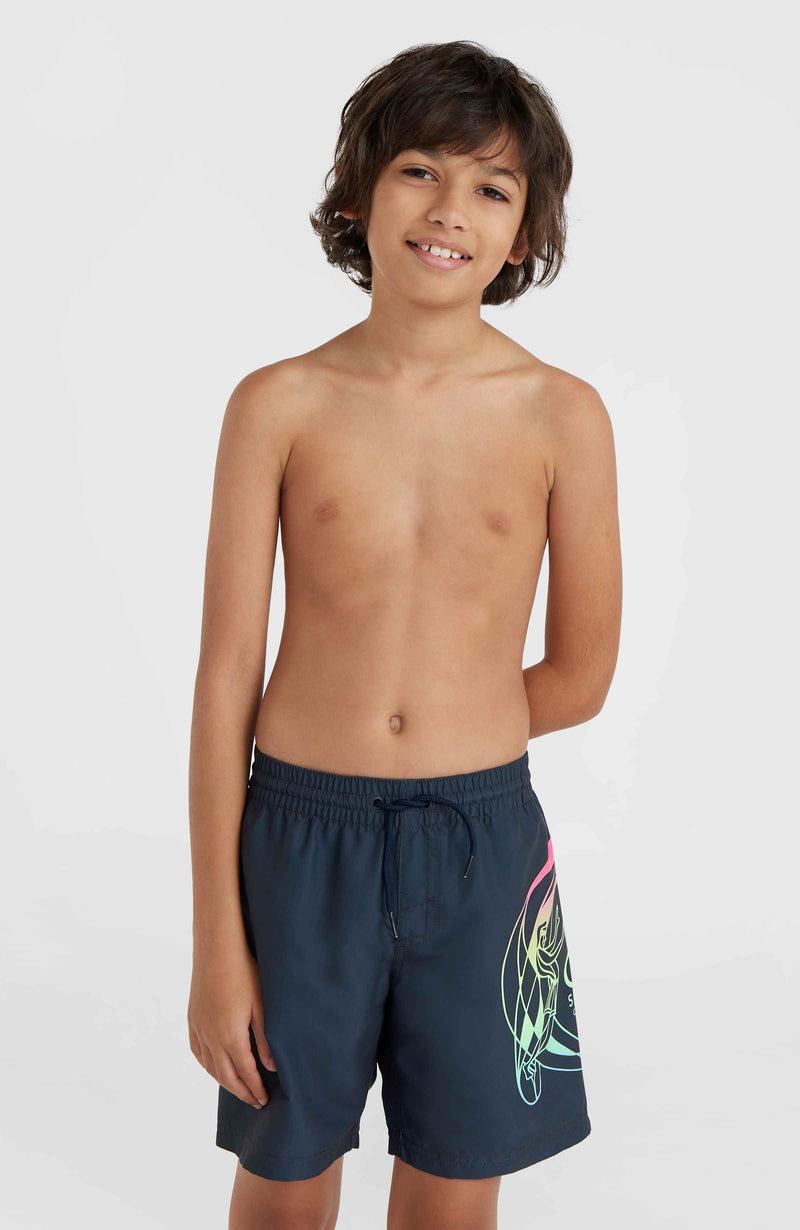 oneill Kids Circle Surfer 14'' Swim Shorts | Blue Mix