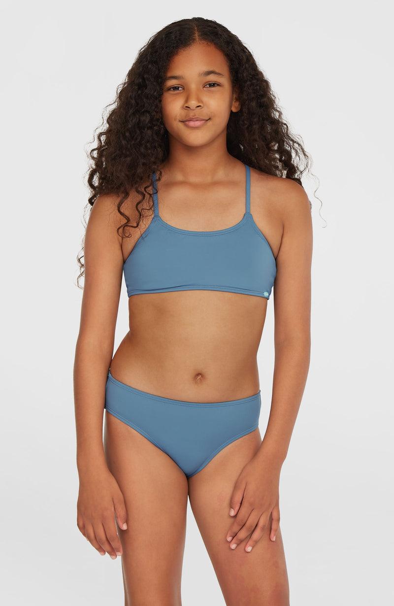 oneill Kids Essentials Bralette Bikini Set | Blue