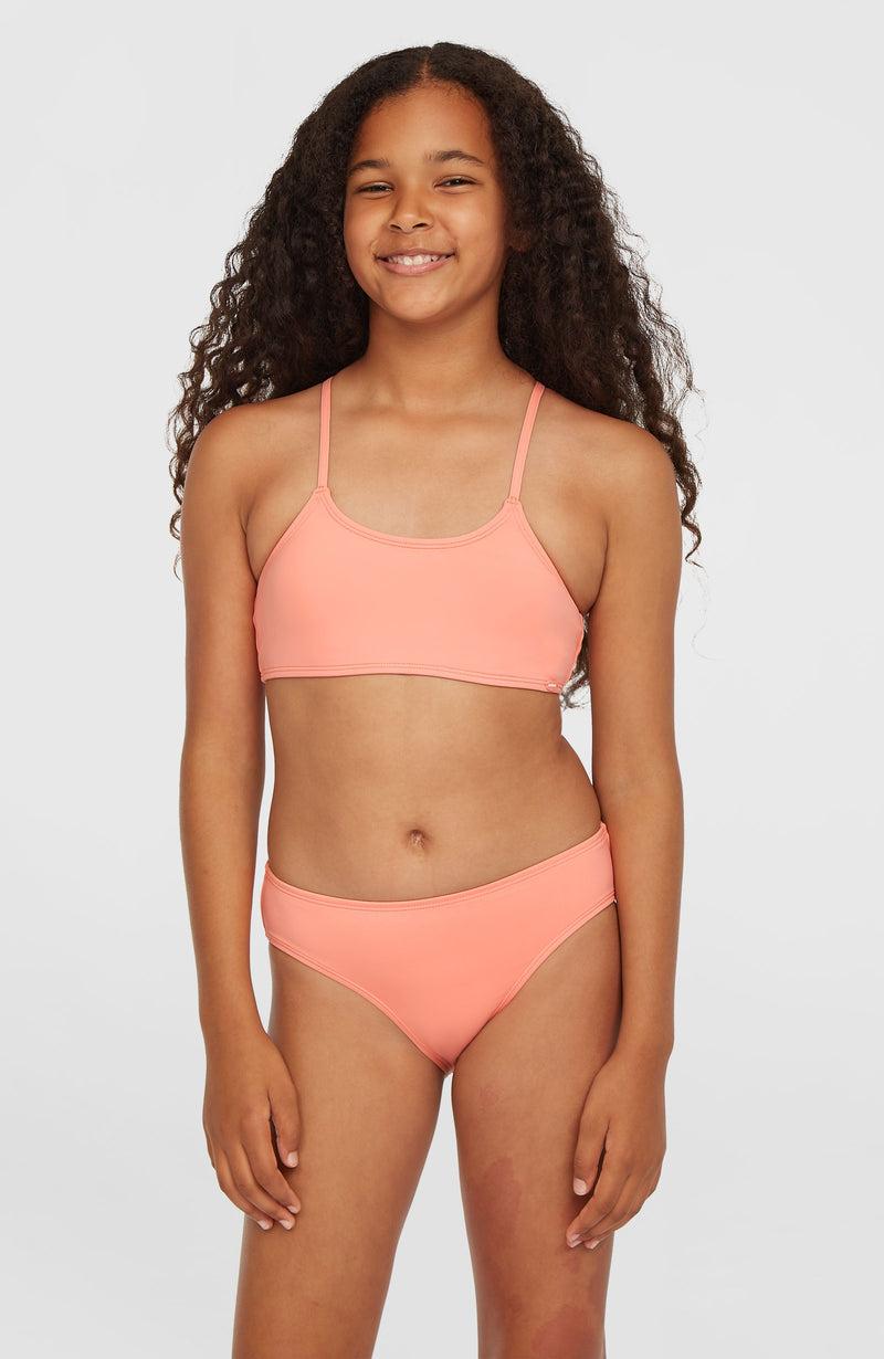 oneill Kids Essentials Bralette Bikini Set | Pink