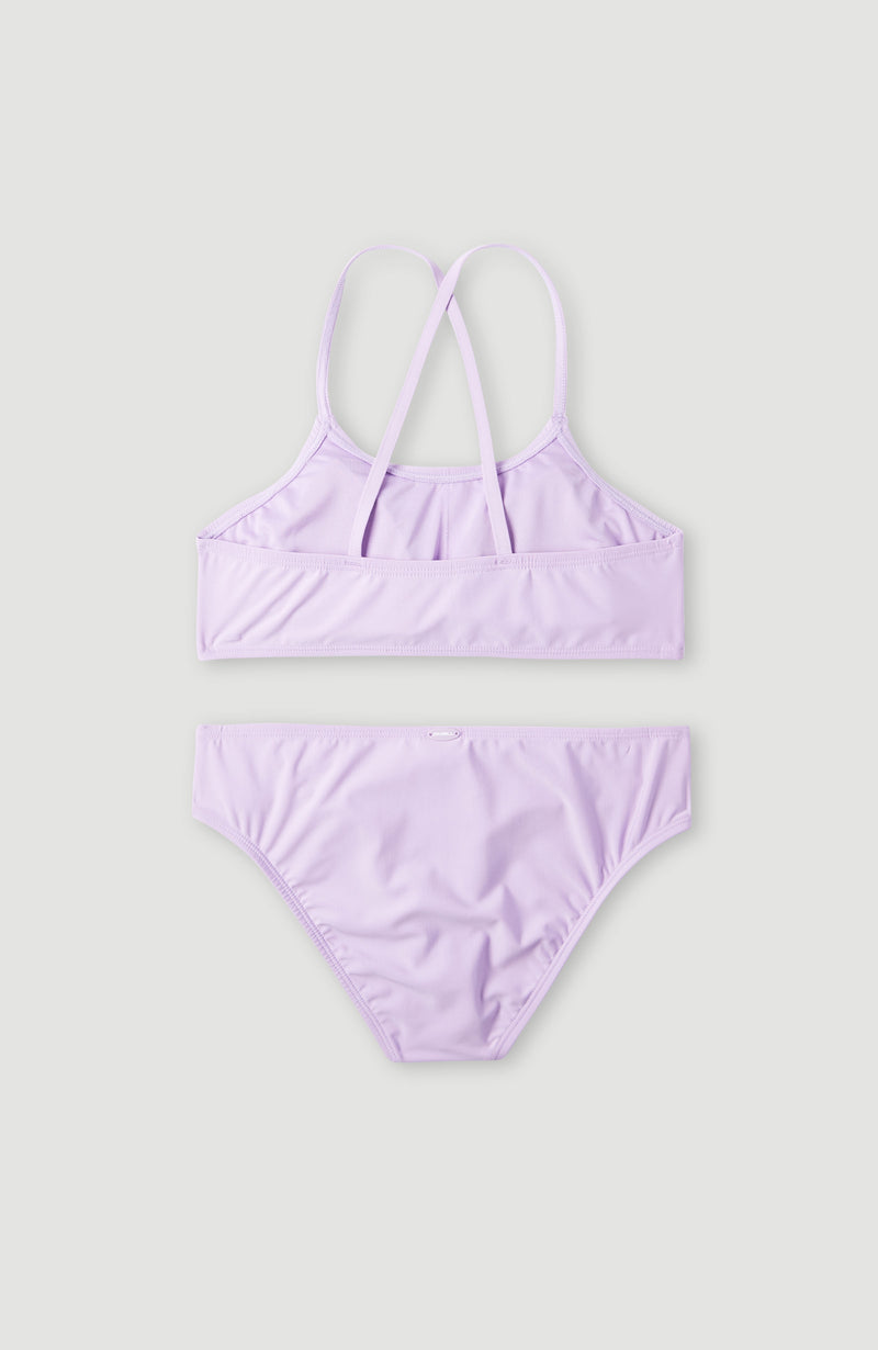 Oneill Kids Essentials Bralette Bikini Set | Purple