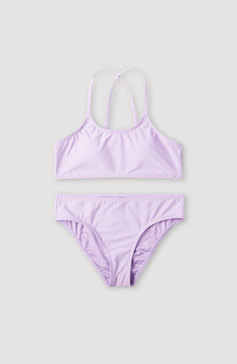 Oneill Kids Essentials Bralette Bikini Set | Purple