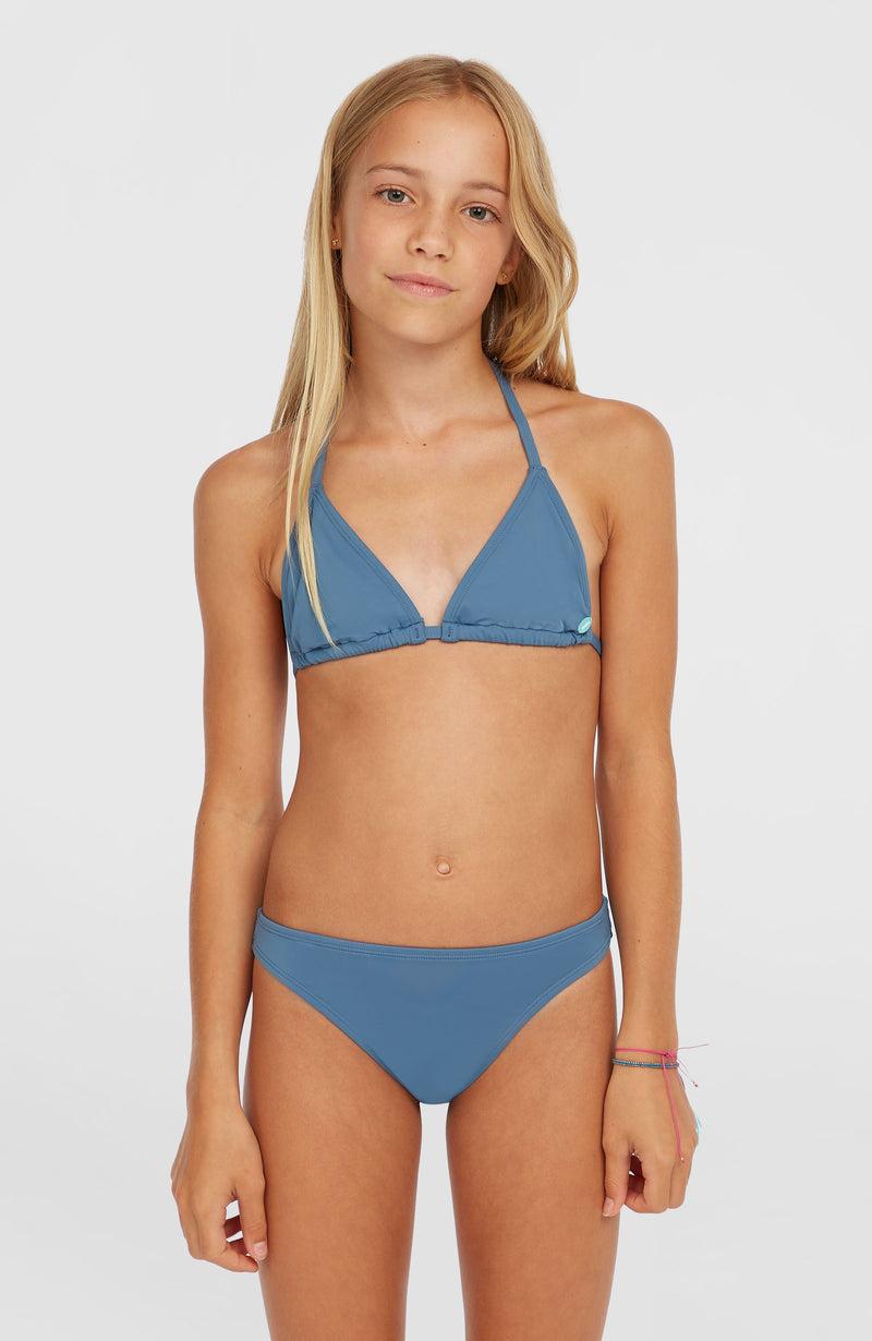 oneill Kids Essentials Triangle Bikini Set | Blue