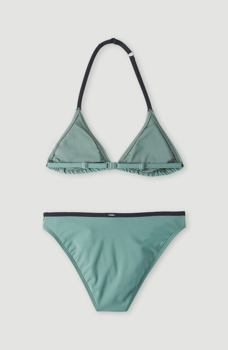 Oneill Kids Essentials Triangle Bikini Set | Green
