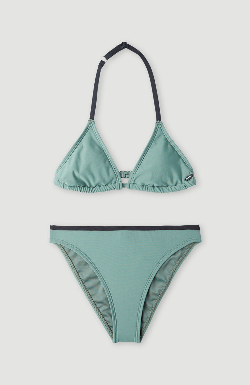 Oneill Kids Essentials Triangle Bikini Set | Green