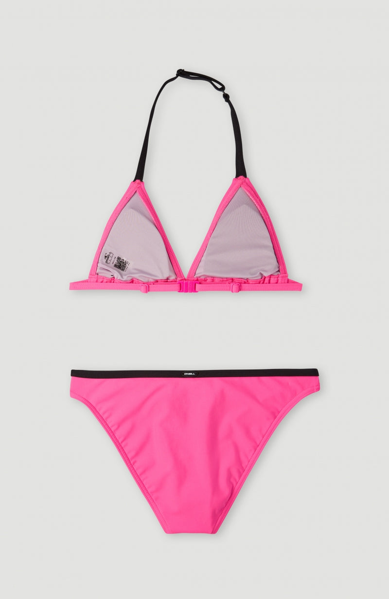 Oneill Kids Essentials Triangle Bikini Set | Pink