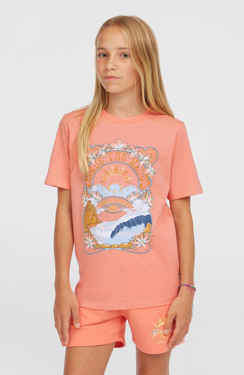 oneill Kids Front Graphic T-Shirt | Pink