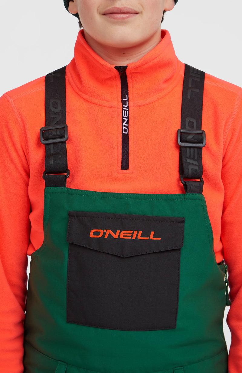 Oneill Kids FWC'Cruz Bib Snow Pants | Green Mix