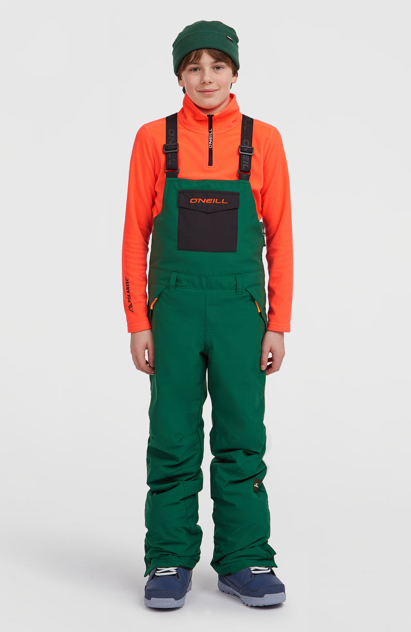 oneill Kids FWC'Cruz Bib Snow Pants | Green Mix