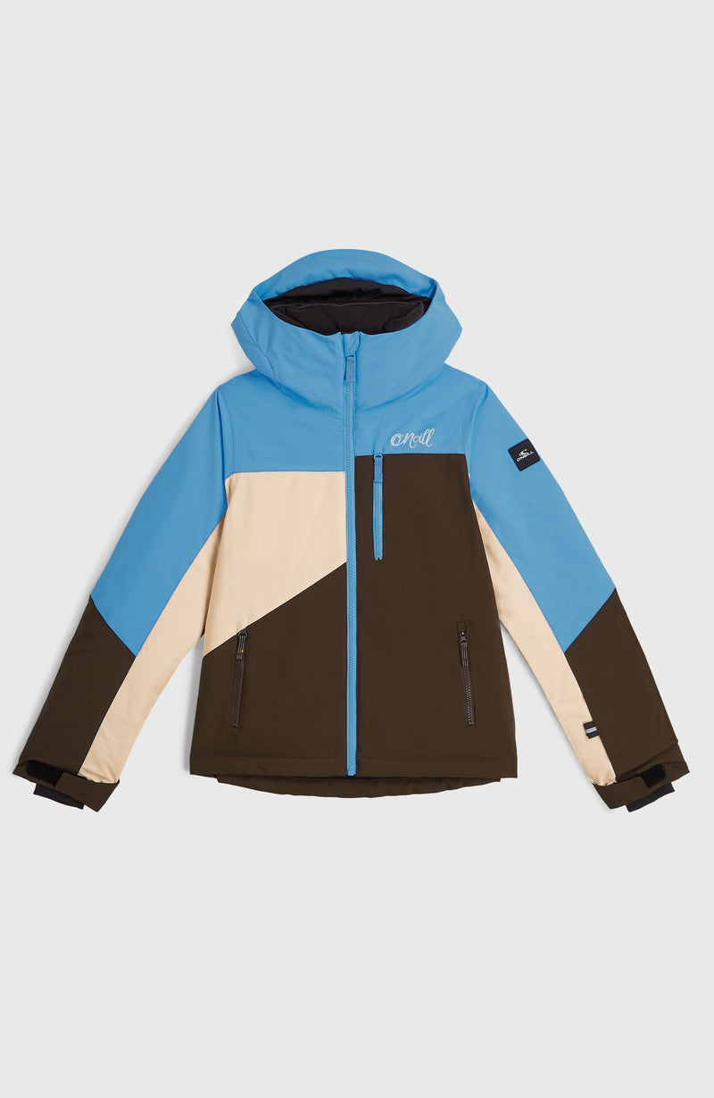 oneill Kids FWC'Cruz Triple Snow Jacket | Brown Mix