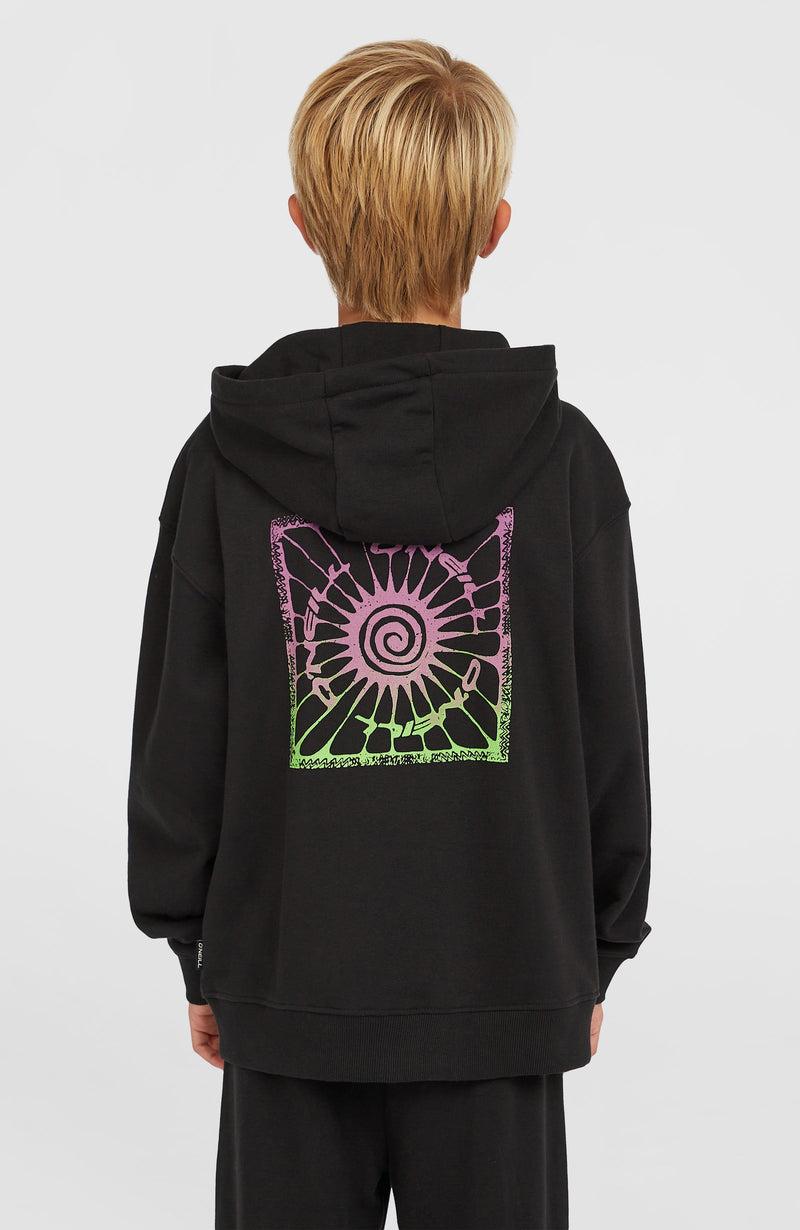 Oneill Kids Graphic Full Zip Hoodie | Black