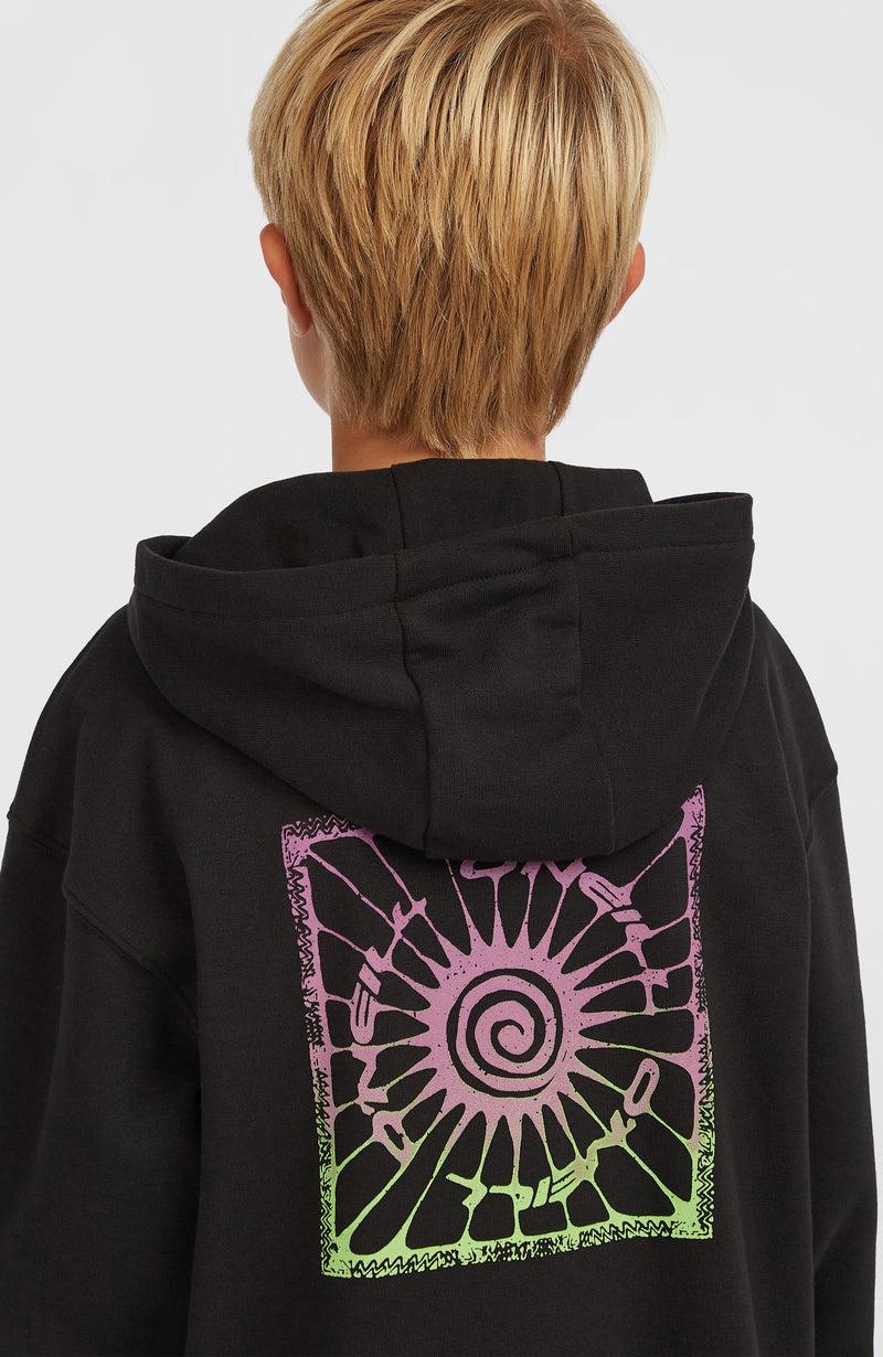 Oneill Kids Graphic Full Zip Hoodie | Black