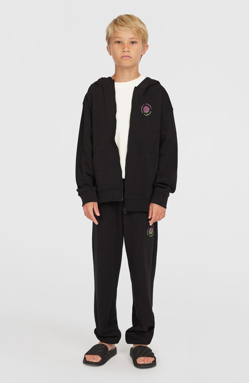 Oneill Kids Graphic Full Zip Hoodie | Black