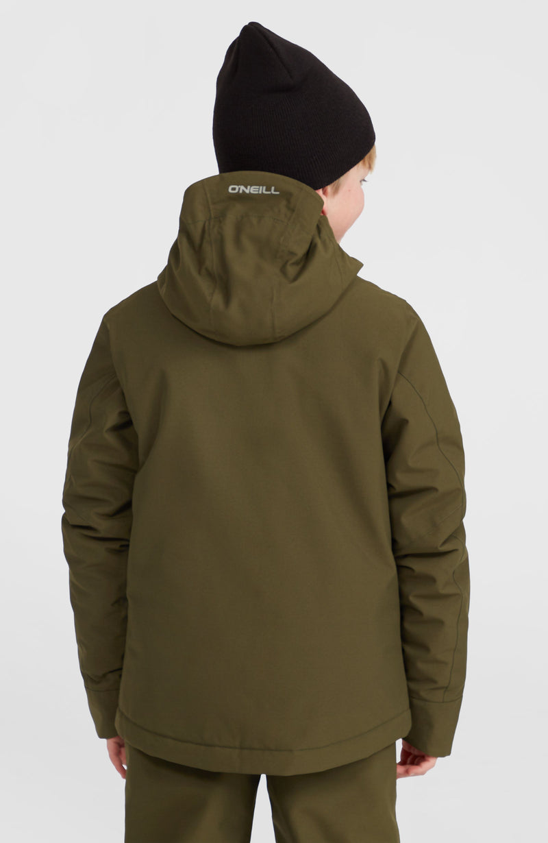 Oneill Kids Hammer Snow Jacket | Green