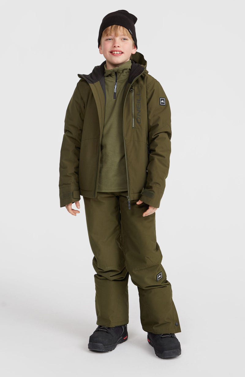 Oneill Kids Hammer Snow Jacket | Green