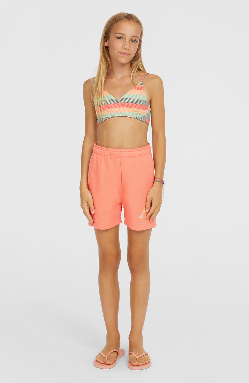 Oneill Kids Heart Sweatshorts | Pink