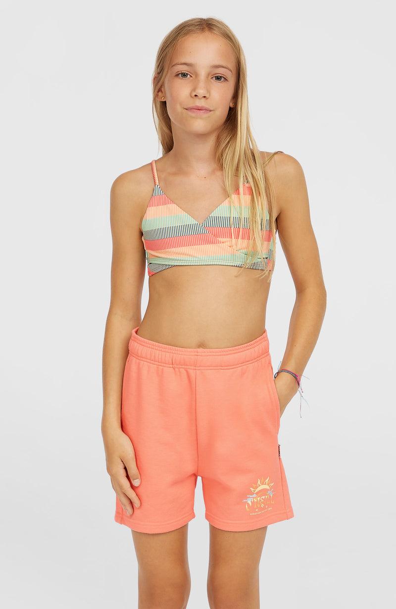 oneill Kids Heart Sweatshorts | Pink