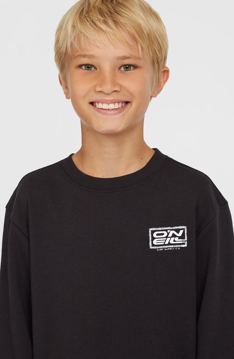 Oneill Kids Logo Crew Sweatshirt | Black